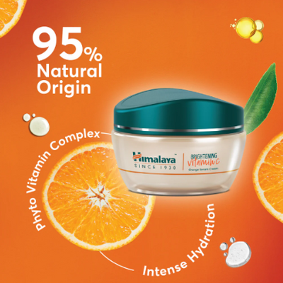 Brightening Vitamin C Orange Face Serum Infused Cream 50g