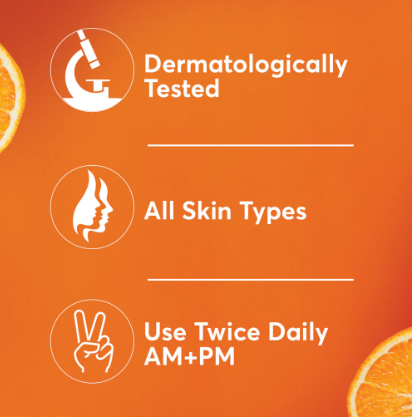Brightening Vitamin C Orange Face Serum Infused Cream 50g