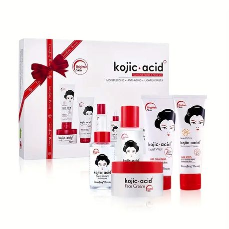 Acid Skin Care Series 5 Piece Set - GuanJing Beauty Kojic Acid Skin Care Series 5 Piece Set